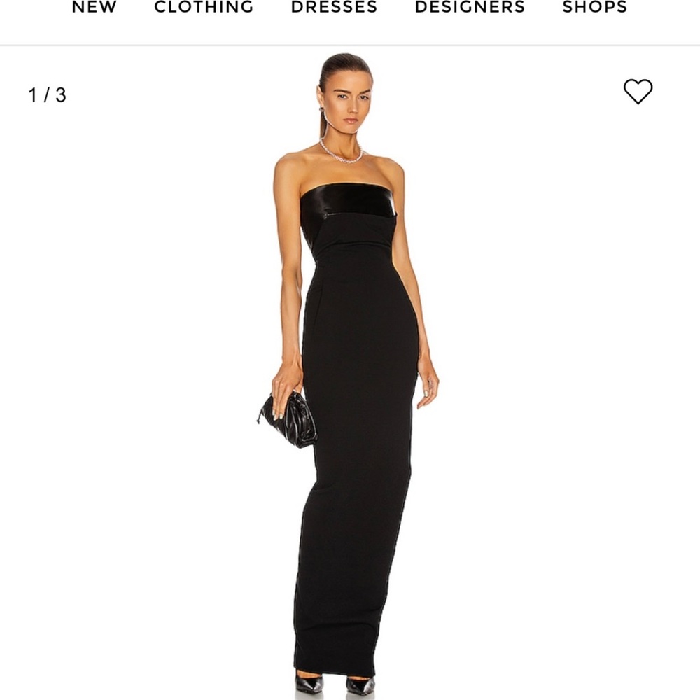 Rick Owens bustier gown